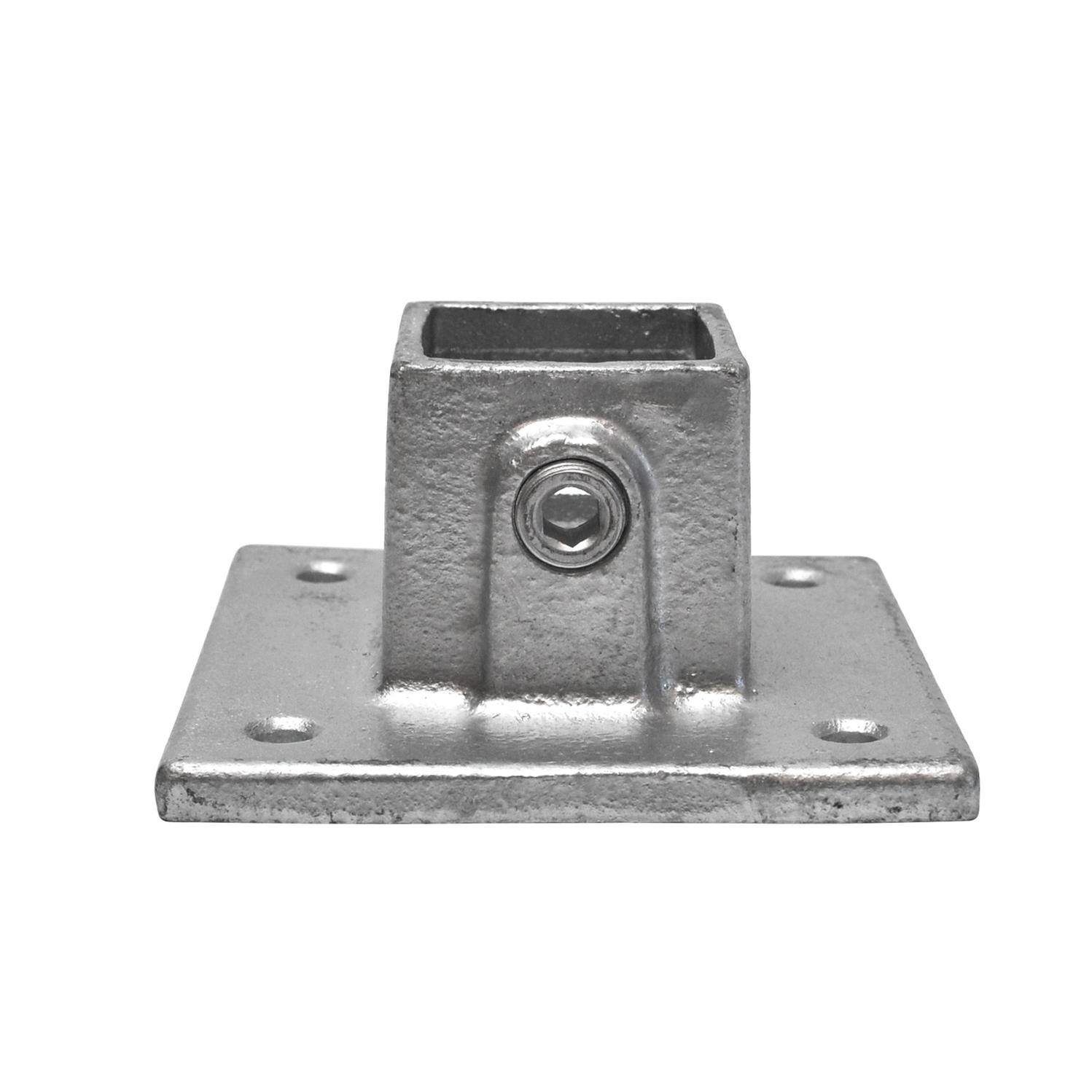 Buiskoppeling Vierkante voetplaat - vierkant - 40 mm